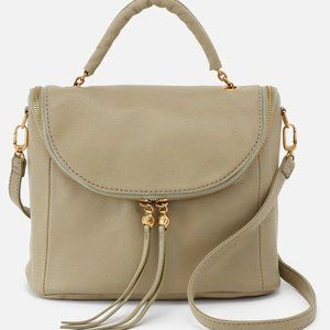 NWT New Hobo Fern Satchel Crossbody Cactus Leather Retired Rare
